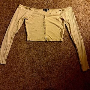Long sleeve crop top